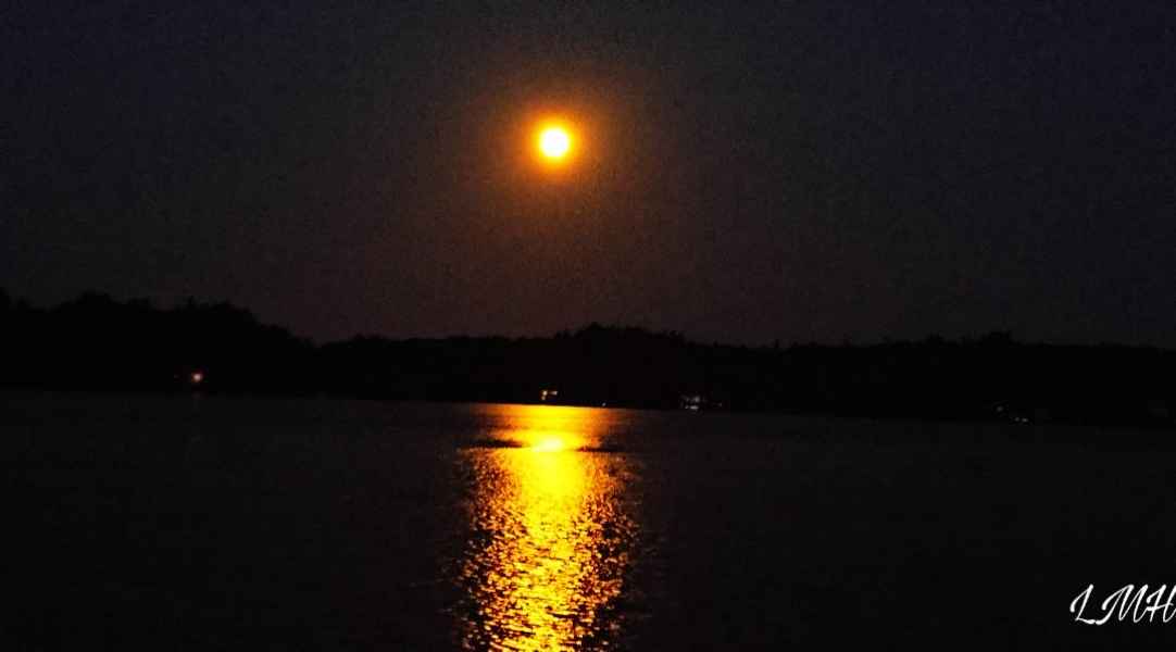 Sunset Over The Lake in Barrington, New Hampshire