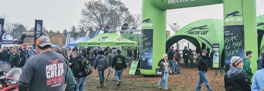 Racing into Winter: Snowmobile Event Draws Crowds